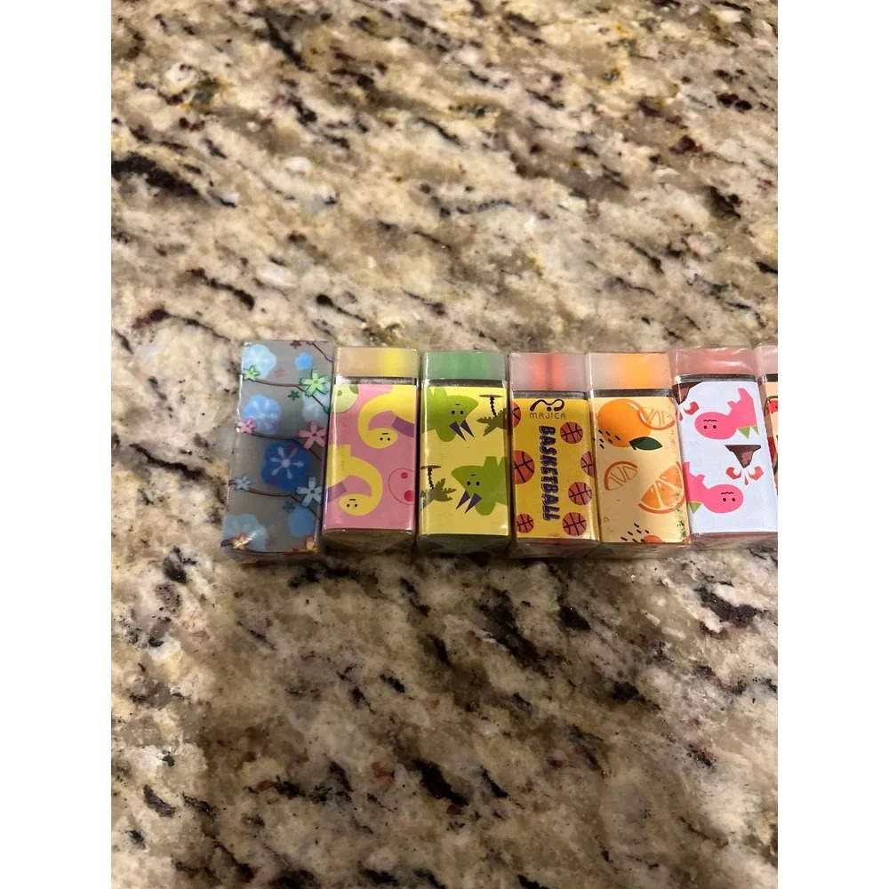 New MAGICLULU 9 pack  Crystal Prize Toy Pen Decorate Watermelon Kids Pencil Chil